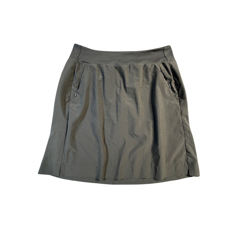 Athleta Womens Soho Skort 8T Tall Dark Olive Green Athletic Golf Hiking Skirt